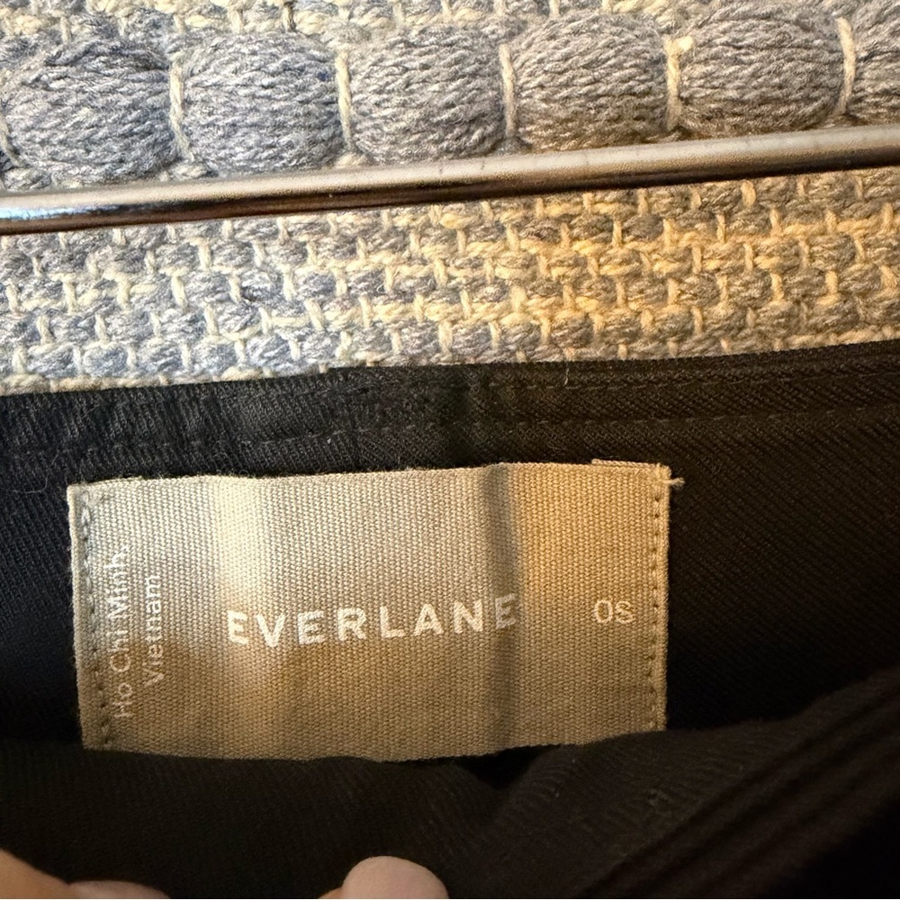 Everlane Black Trouser Pants size 0 Short - Picture 6 of 8